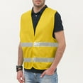 thumbnail image 2 of AnuYalue Hi Vis Vest for Men High Visibility Reflective Safety Vest Construction Work Night Protective Sleeveless Jacket, 2 of 7