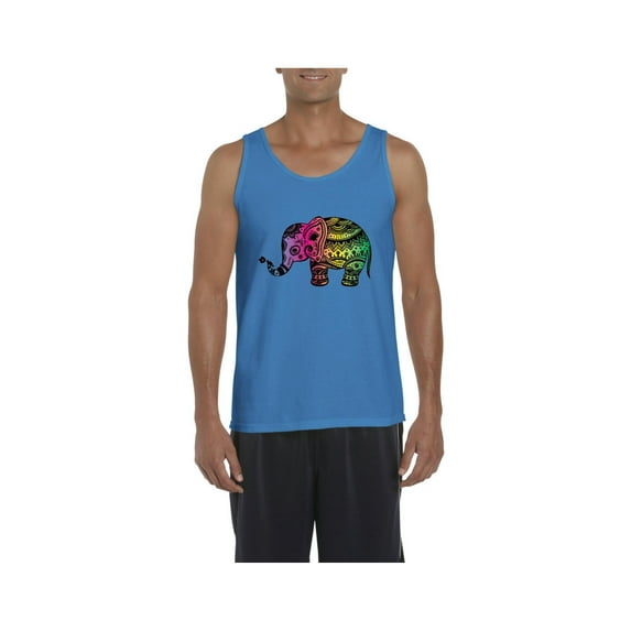 MmF - Men's Tank Top for Men, up to Men Size 3XL - Elephant