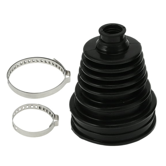 1pc CV Joint Boot with 2 Stainless Steel Clamps, Waterproof & Dustproof CV Axle Boot Repair Kit Universal CV Joint Boot Fits for Most Cars