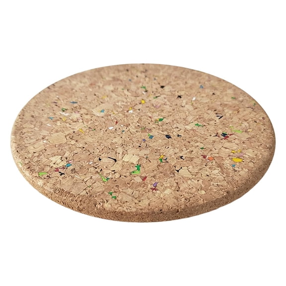 XINGAG Cork Trivet for Hot Dishes, Hot Pad for Kitchen, Heat Resistant Coaster, 7 Inch Round Non Slip Placemat, Protect Countertop Farmhouse Decor for Kitchen Pots Pans