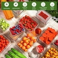 thumbnail image 4 of ATUPEN 50 Pcs Food Storage Containers with Lids, Plastic Containers Kitchen Organizers and Storage(24 Containers + 24 Lids), 4 of 7