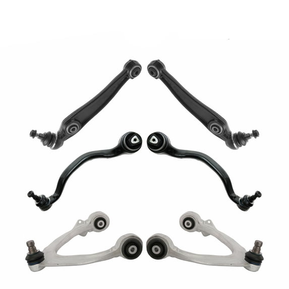 6-pc Control Arm w/ Ball Joint Kit Upper Lower & Rearward For 07-13 X5 08-14 X6