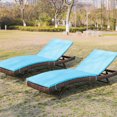 thumbnail image 5 of YUKOOL All-weather Wicker Patio Lounge Chaise with Removable Thick Cushion,Lounge Chair with 5-position Adjustable Backrest,Set of 2,Blue, 5 of 5