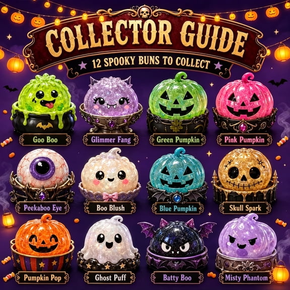 Halloween Dumpling Squishy Mystery Blind Box Halloween Ghost Dumpling Squishy dumpling squishy Stretchy Clear Gel Steamer Stress Balls Cute Holiday Desk Squeeze Toy