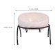 thumbnail image 2 of Ceramic and Iron Pet Bowl Set for Cats and Dogs with Elevated Frame Pink 1 Set, 2 of 4