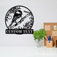thumbnail image 4 of Handmadetneonsign Black Capped Metal Wall Art Light, Bird Metal Sign Wall Decor, House Metal Decor 52557, 4 of 5
