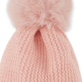 thumbnail image 2 of Gorro de Punto con Pompon de Peluche Hadley Wren Rosa Talla Única, 2 of 4