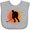 AC-Heather Grey, variant on Inktastic Play Hockey Sports Boys or Girls Baby Bib