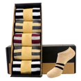 thumbnail image 1 of Coofit 5 Pairs Men Socks Fashion Creative Soft Ankle Socks Cotton Socks with Box, 1 of 5