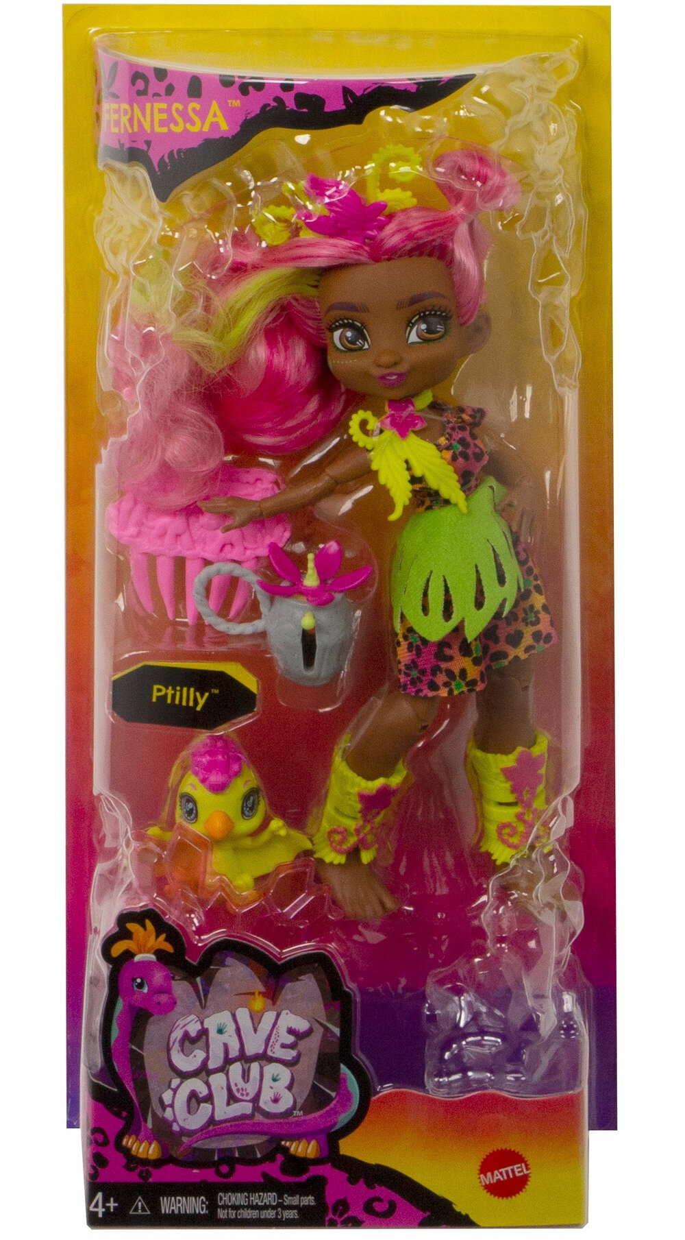 Cave Club Fernessa Doll (8 - 10-Inch) Prehistoric Fashion Doll with Dinosaur Pet - image 7 of 7