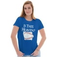thumbnail image 4 of Is This Heaven State of Iowa Ballgame Womens Fitted Plus Size Graphic Tee Brisco Brands 2X, 4 of 5
