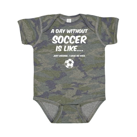 

Inktastic Day Without Soccer 2 Gift Baby Boy or Baby Girl Bodysuit