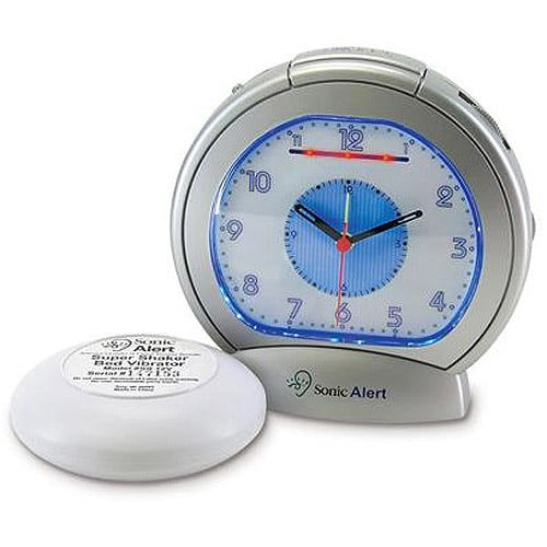 Sonic Alert SB200ss Vibrating Travel Alarm Clock 
