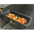 thumbnail image 3 of Over the Sink Extendable Collapsible Colander, BPA-Free Food Grade Plastic Strainer for Fruits, Veggies, Pasta – Black, 14.25" to 19.5" Adjustable, 3 of 5
