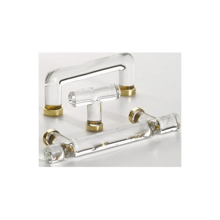 Emtek 86724 Modern Bar 4 Center To Center Cabinet Bar Pull From The Glass Collection -