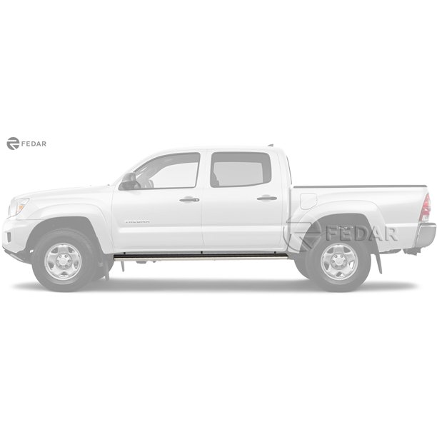 Fedar 4'' Side Step Running Board for 2005-2015 Toyota Tacoma Double Cab - Walmart.com - Walmart.com