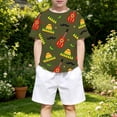 thumbnail image 2 of Boys T Shirts Kids Summer Casual Short Sleeve Tee Soft Breathable Pullover Fashion Baby Tees Army Green 3-4 Years, 2 of 5