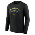 thumbnail image 2 of Men's  Black Golden State Warriors Japanese Heritage Long Sleeve T-Shirt, 2 of 3