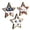 D, variant on Bfantian 3Pcs 4Th Of July Decorations Wooden Stars,Red White Blue Patriotic Decor, Independence Day Ornaments Set,For Home Office Table Shelf