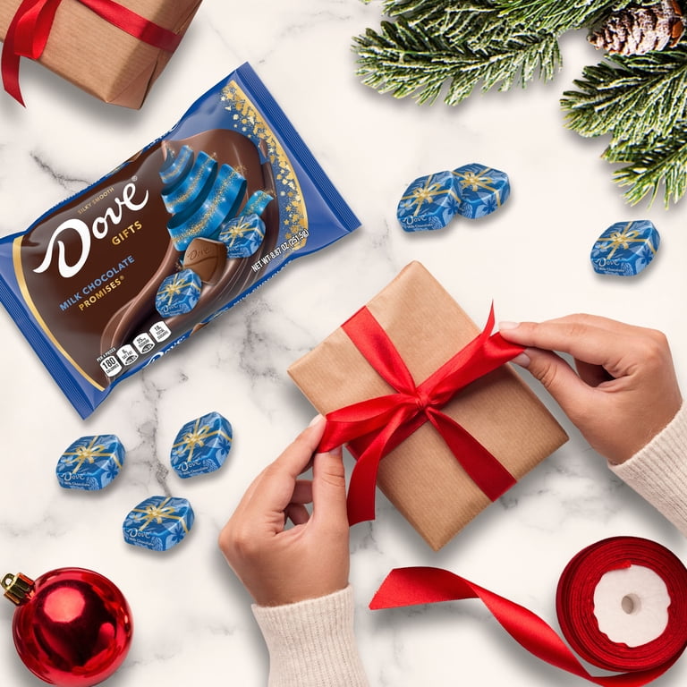 DOVE Chocolate, Promises Milk Chocolate Christmas Candy, 8.87 oz