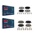 thumbnail image 1 of CMX Front Rear Ceramic Brake Pads Kit for Car 2019-2020 Hyundai Santa Fe KCX-100546, 1 of 9