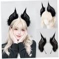 thumbnail image 5 of Hfppkn Plush Bat Ears Headband Gothic Wing Hair Hoop Accessories Black, 5 of 8