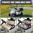 thumbnail image 4 of Garronmavis Dolphin Print Breathable Golf Cart Seat Cover Set Easy to Install for Protection Smooth Polyester Splite Backrest Front Seat Cover Universal Interior Accessiores, 4 of 6