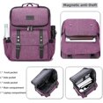 thumbnail image 3 of Vintage Backpack Travel Laptop Backpack with usb Charging Port for Women & Men College Backpack Fits 15.6 Inch Laptop Purple, 3 of 4