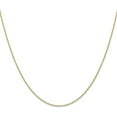 thumbnail image 2 of Solid 14K Yellow Gold Carded 1.2mm Cable Rope with Spring Ring Lock Chain - 14", 2 of 7