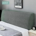 thumbnail image 1 of Single Bed Headboard Cover,Solid Color Elastic Protection Bed Headboard Cover Used For Bedroom Decoration Light Grey 120cm(43.3"-55.1"), 1 of 5