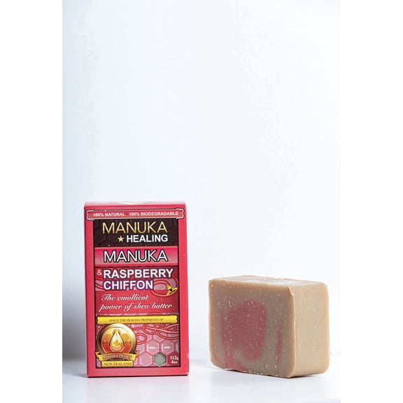 BunchaFarmers All Natural Manuka Bar Soap - Raspberry 3 Pack