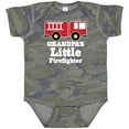 thumbnail image 3 of Inktastic Grandpa Little Firefighter Boys Fire Truck Boys Baby Bodysuit, 3 of 5