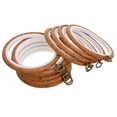 thumbnail image 4 of MOVTOTOP 10PCS Embroidery Hoops Cross Stitch Hoops DIY Handicraft Embroidery Rings Portable Embroidery Circle Frames for Gift Making and Craft Display, 4 of 7