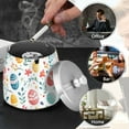 thumbnail image 4 of Yayeee Ashtray with Lid for Cigarette Smokeless Stainless Steel Home Ash Holder, Cute Easter Eggs, 4 of 7