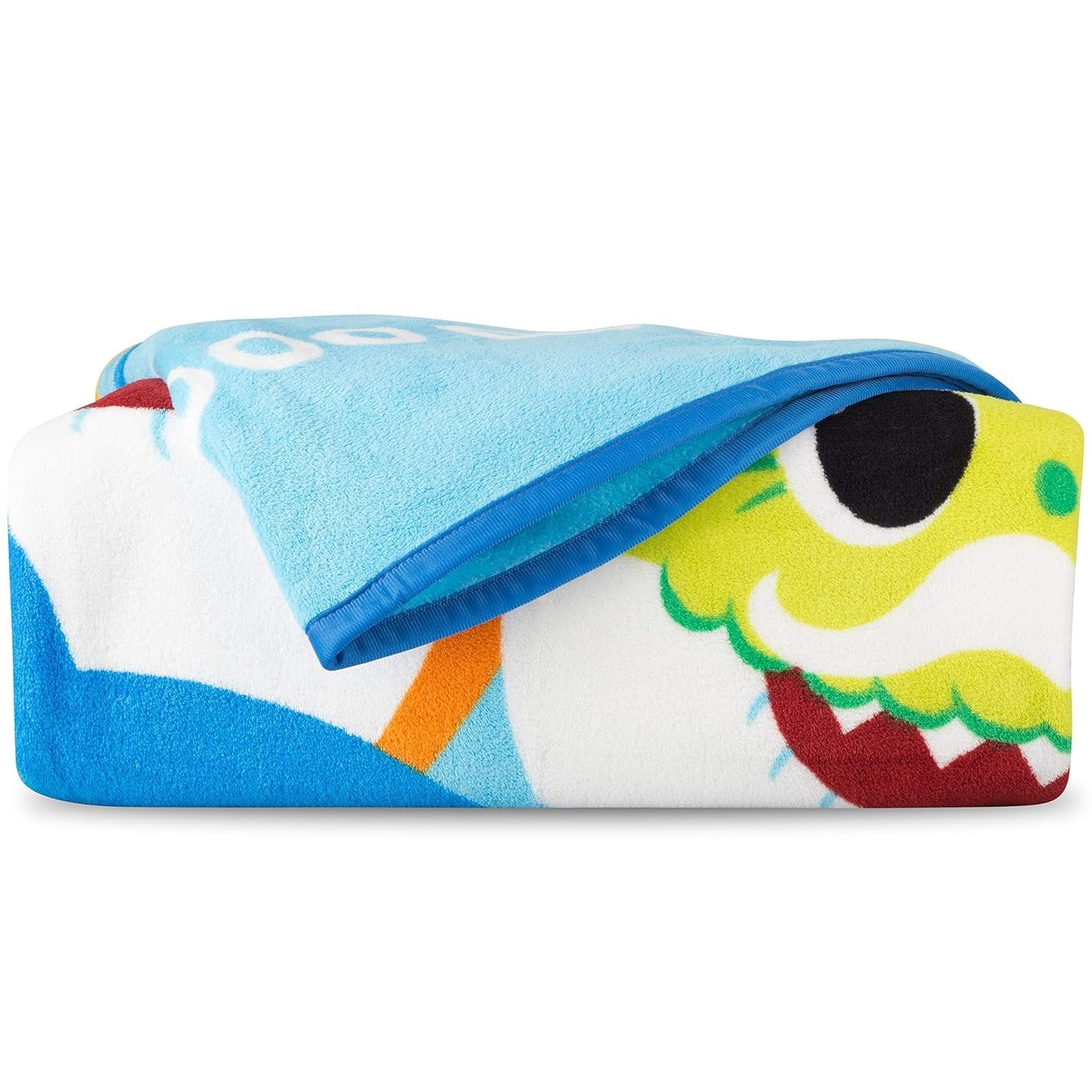 Franco Kids Bedding Baby Shark Micro Raschel Blanket, 62 in x 90 in