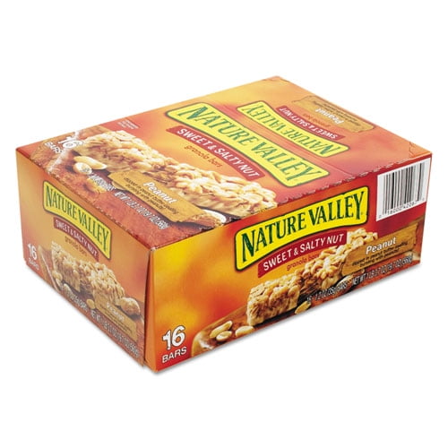 Granola Bars, Sweet And Salty Nut Peanut Cereal, 1.2 Oz Bar, 16/box | Bundle of 5 Boxes