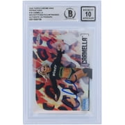 Carmella WWE Autographed 2020 Topps Chrome Refractors #18 Beckett Fanatics Witnessed Authenticated 10 Card - Fanatics Authentic Certified