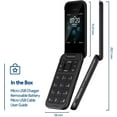 thumbnail image 5 of New Nokia 2720 Flip (2019) 4G LTE Dual SIM KaiOS Black Unlocked phone, 5 of 5