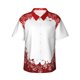 thumbnail image 1 of Balery Winter Christmas Snowflake Camisas hawaianas de manga corta para hombre, camisas playeras de corte holgado, camisas de vacaciones con botones,3X-Large, 1 of 7
