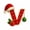 V, variant on 26 Letter Christmas Pendant Decorations - 8cm 2D Acrylic Family Name Pendants, Festive Party Hanging Ornaments, DIY Gift Decor for Christmas Tree & Home, Alphabet Holiday Decor, 3.1in, N