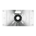 thumbnail image 4 of GoolRC Router Table Insert Plate Aluminum Machine Engraving Flip Board with 4 Rings for Woodworking Red, 4 of 7