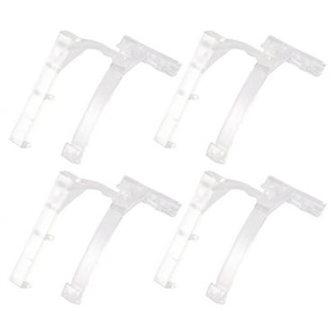 Valance Clips Plastic Vertical Blinds Brackets 3.5 Inch Vertical Blinds Clear for Blinds Parts Accessory Components