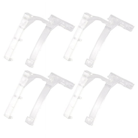 Valance Clips Plastic Vertical Blinds Brackets 3.5 Inch Clear for Parts Accessory Components