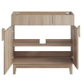 thumbnail image 6 of Modway Miles 36" Wood Bathroom Vanity Cabinet with Tapered Legs in Oak, 6 of 9