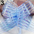thumbnail image 2 of Yesbay 10 Pcs 50mm Organza Ribbon Pull Bows Wedding Party Car Decoration DIY Gift Wrap-Lightblue, 2 of 7