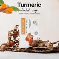 thumbnail image 6 of HERBOGANIC Turmeric Herbal Soap | Herbal Bar Soap with Benefits of Turmeric | Nourishes Skin | For Healthy, Radiant Skin | All Natural Bar Soap for Men and Women | 5 oz Bar (Pack of 6), 6 of 7