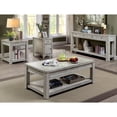 thumbnail image 3 of Furniture of America Keller Country Lower Shelf Coffee Table, Antique White, 3 of 7