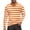 Orange@GC@, variant on CONZONE Mens T-Shirts Long Sleeve T Shirts for Men Casual Crew Neck Striped Graphic Lightweight Tees Soft Cozy Athletic Tops