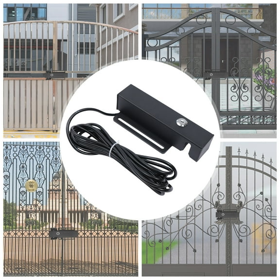 AC/DC 12-24V Automatic Electric Gate Lock &Control Board for For Swing Gate Home for Most Types of Gates