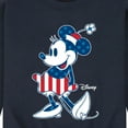 thumbnail image 3 of Disney - Americana - Minnie Flag Pattern - Men's Crew Neck Fleece Pullover, 3 of 5
